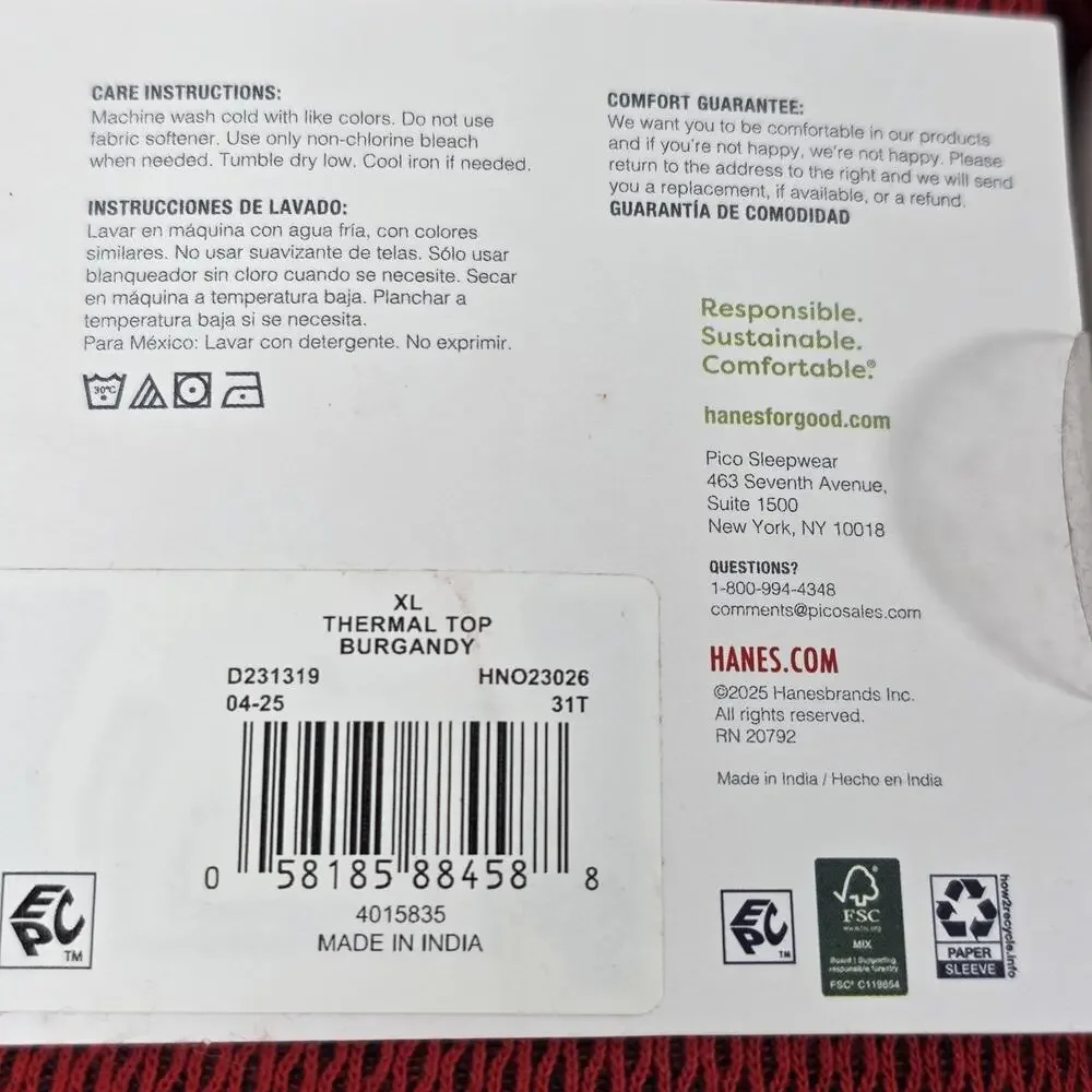 Hanes men’s tagless